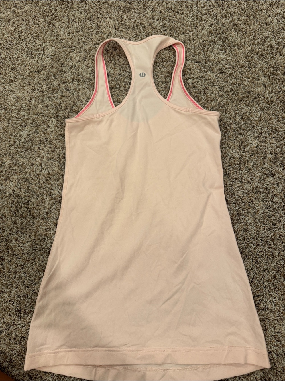 Lululemon Light Pink Racerback Tank - Picture 2 of 5